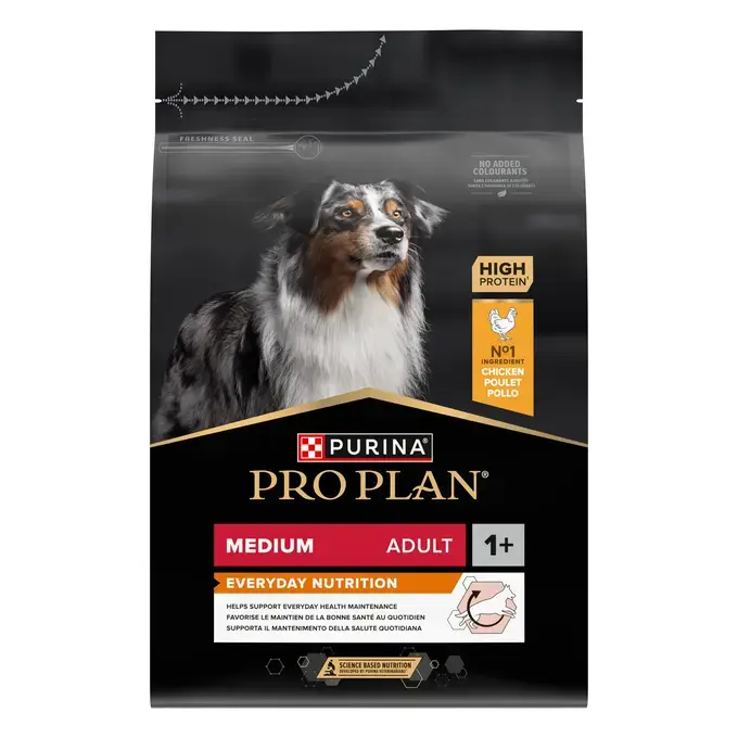 Sac de croquettes Purina Pro Plan Medium Adult Everyday Nutrition au poulet pour chien adulte de taille moyenne